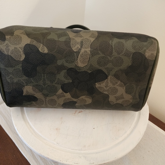 Coach Camo Rowan Satchel NWT - Picture 5 of 8